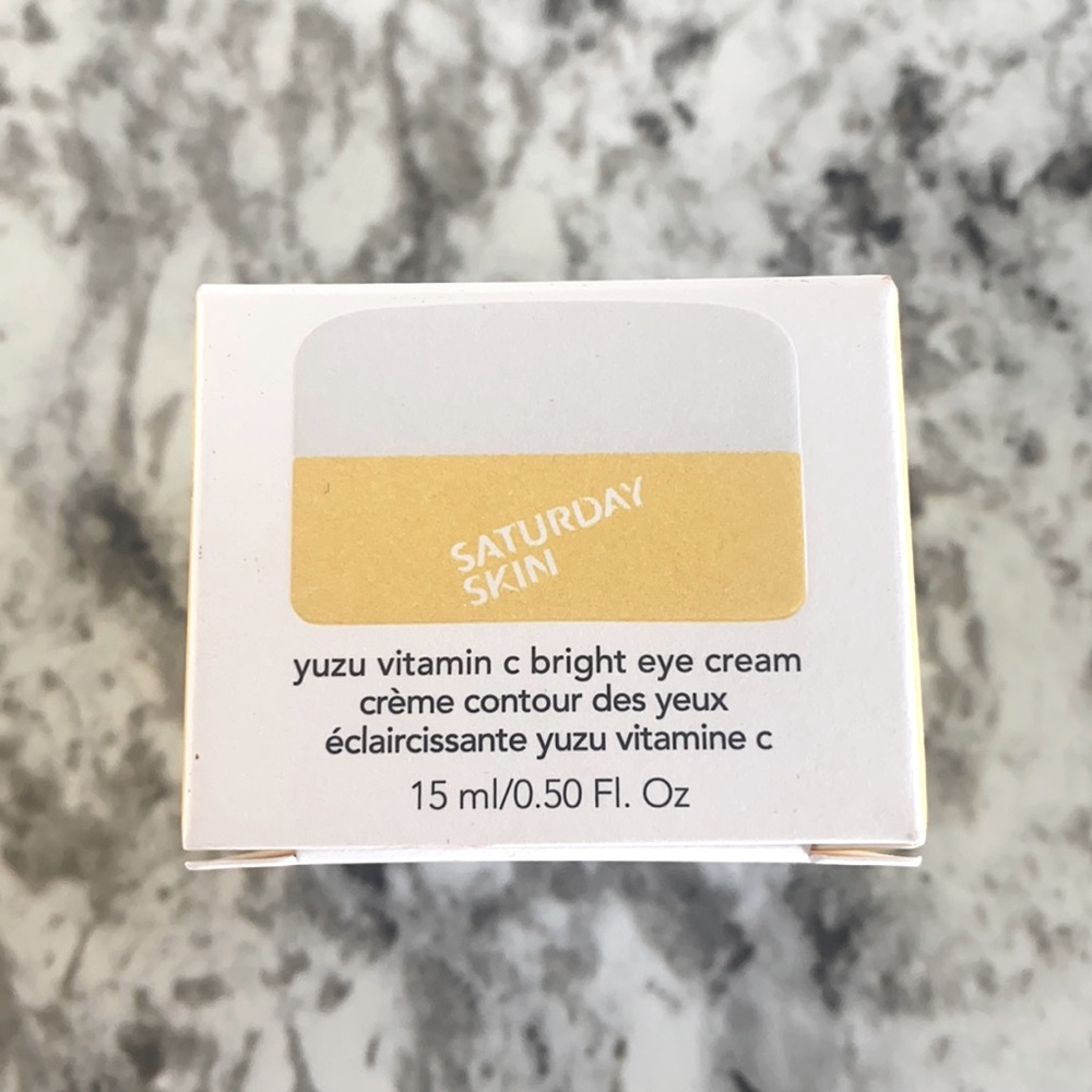 Saturday Skin yuzu Vitamin C Bright Eye Cream